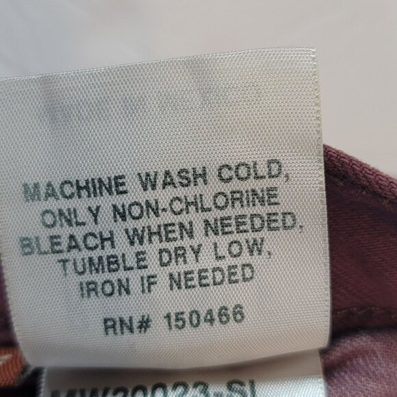 Red Ale by Alebury Jeans, Women 31x32 (12)Slim, Plum Denim, 5 Pocket Design, NWT - Picture 7 of 12